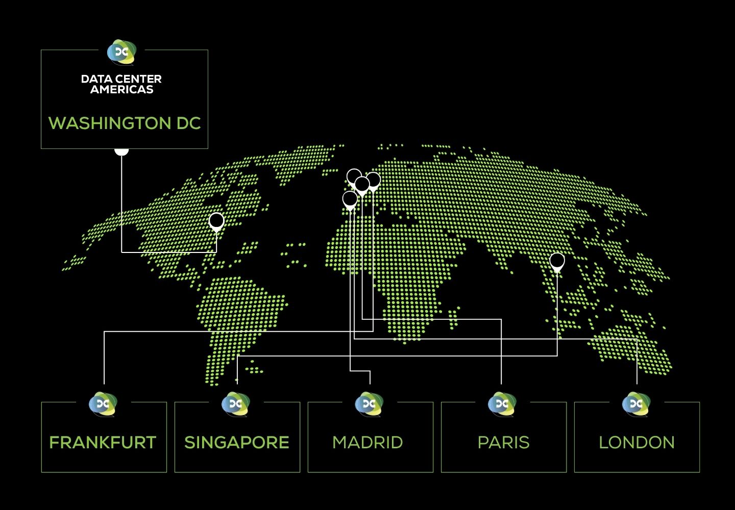Data Centre World by Closerstill Media, global map